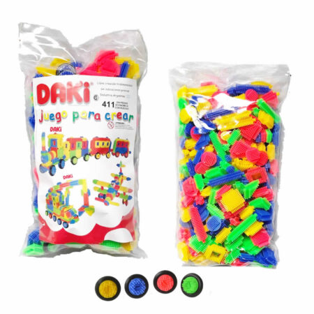 Bolsa DAKI 411 304 piezas Economica con ruedas