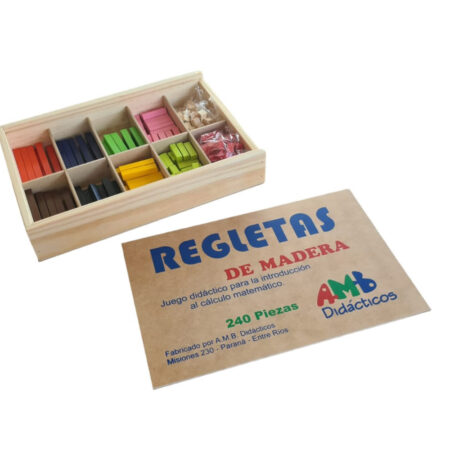 Regletas De Madera x 240 Piezas en caja