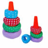 Cono con aros apilables Sonajero blanditos