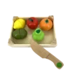 Cajoncito corta Frutas de madera (Comiditas)