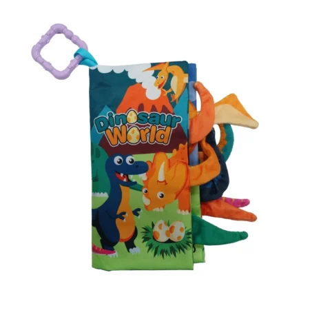 Libro de tela bebes con sonido y texturas Dinosaurios (Ingles)