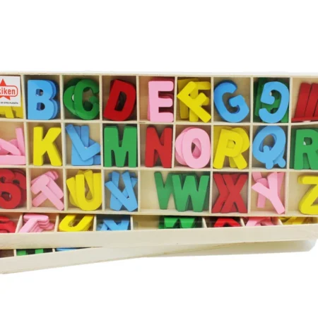 Letras de Madera, abecedario en Caja