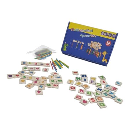Set Matematica con Palitos, Numeros y Letras
