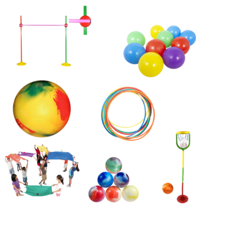 Set Psicomotricidad y educacion fisica con basquet.